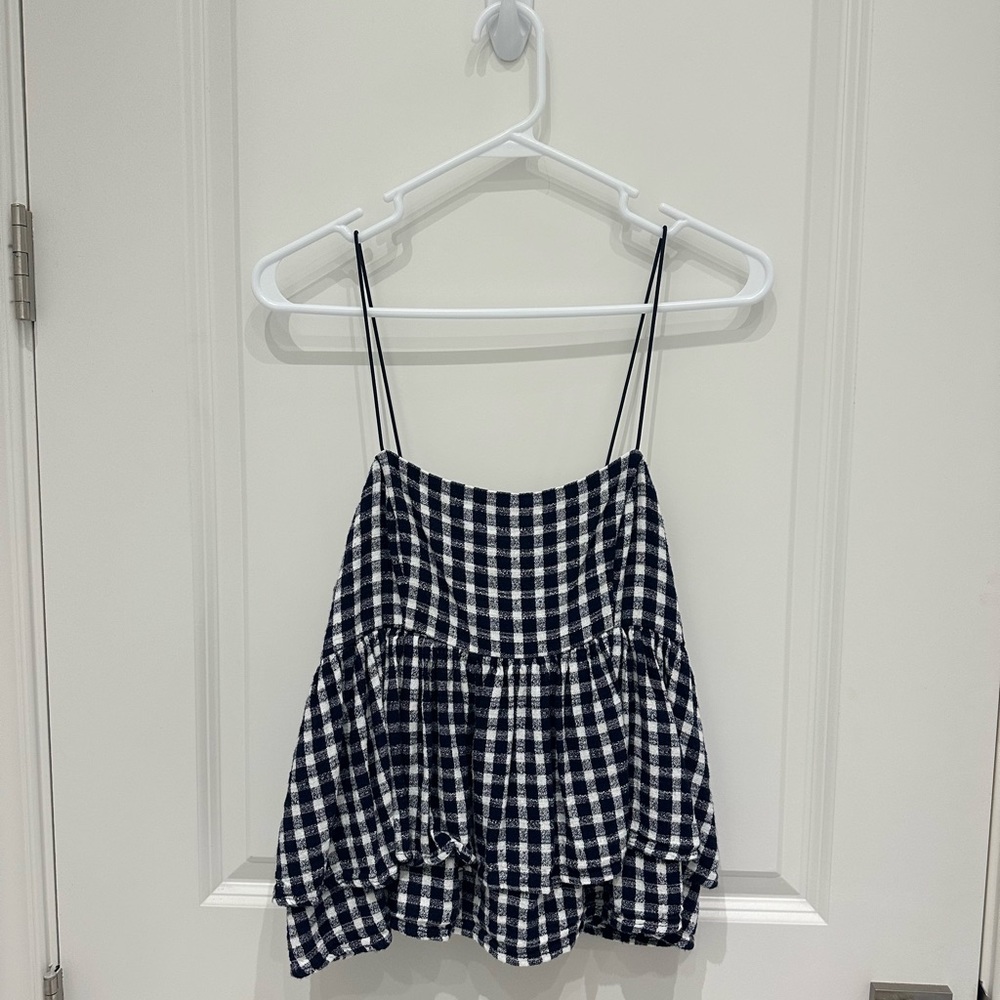 Urban Oufitters Gingham Layered Top